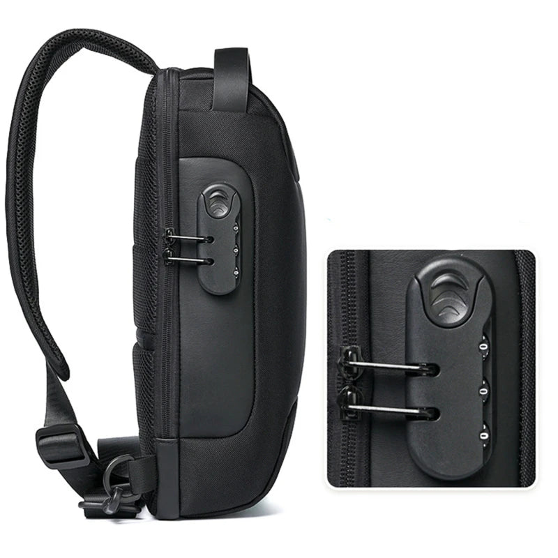 Crossbody Bag Anti-Theft Travel Bag with USB charger